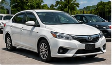 White sedan example